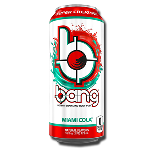 Bang Energy Drink Miami Cola Creatine Zero Calories 473ml