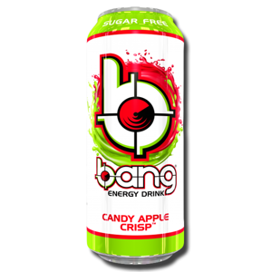 Bang Energy Drink Candy Apple Crisp Creatine Zero Calories 473ml Bang Energy Drink Candy Apple Crisp Creatine Zero Calories 473ml