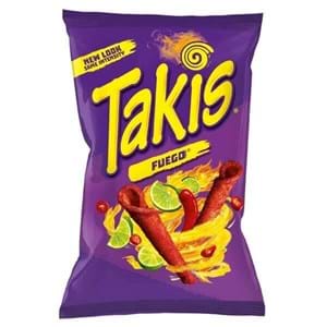 Takis Fuego Tortilha Rolls Hot Chili Lime - Hot Level Extreme 280.7g