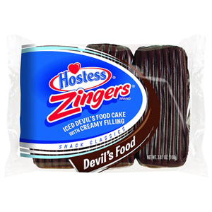 Hostess Zinger Iced Devil's Food 3' 108g Hostess Zinger Iced Devil's Food 3' 108g