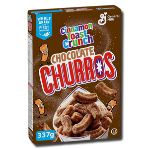 General Mills Cinnamon Toast Crunch Churros Chocolate 337g General Mills Cinnamon Toast Crunch Churros Chocolate 337g