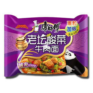 Master Kong Instant Noodle Beef With Sauerkraut Flavour 117g