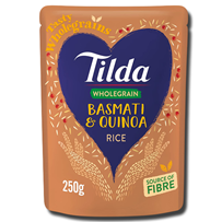 Tilda Wholegrain Basmati & Quinoa Rice Ready to Eat 250g