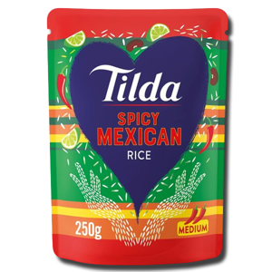 Tilda Spicy Mexican Rice Ready to Eat 250g Tilda Spicy Mexican Rice Ready to Eat 250g
