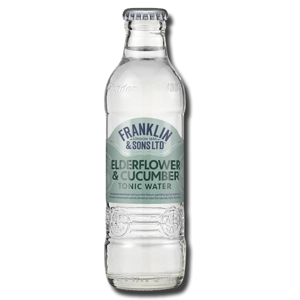 Franklin & Sons Ltd Tonic Water With Cucumber Elderflower 200ml Franklin & Sons Ltd Tonic Water With Cucumber Elderflower 200ml