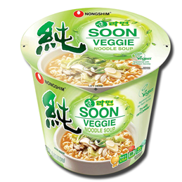 Nongshim Soon Veggie Cup Noodle Soup 67g