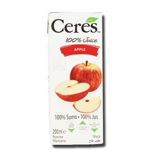 Ceres Apple 100% Juice 200ml