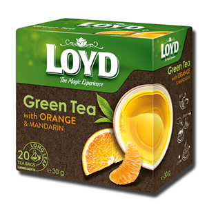 Loyd Yerba Mate Tea Green Tea Orange & Mandarin 20' 30g