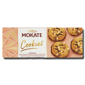 Caffettaria Mokate Cookies with Pieces of White & Dark Chocolate 150g