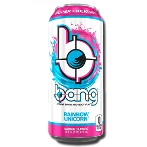 Bang Energy Drink Rainbow Unicorn Aminos Zero Calories 473ml Bang Energy Drink Rainbow Unicorn Aminos Zero Calories 473ml