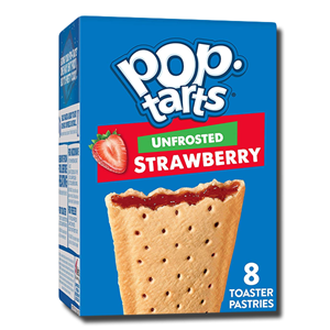 Kellogg's Pop Tarts Strawberry Unfrosted 384g