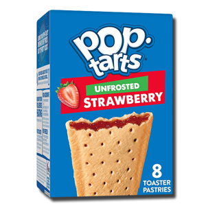 Kellogg's Pop Tarts Strawberry Unfrosted 384g Kellogg's Pop Tarts Strawberry Unfrosted 384g