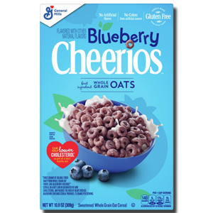 General Mills Cheerios Blueberry Whole Oats 402g General Mills Cheerios Blueberry Whole Oats 402g