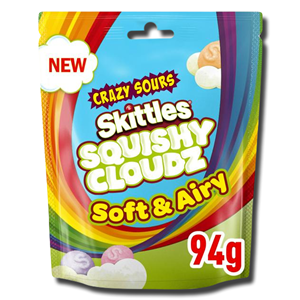Skittles Crazy Sour Squishy Cloudz 94g