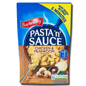 Batchelors Pasta 'n' Sauce Chicken & Mushroom Flavour 99g Batchelors Pasta 'n' Sauce Chicken & Mushroom Flavour 99g