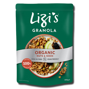 Lizi's Granola Organic Nuts & Seeds 400g