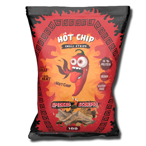 Hot Chip Chilli Strips Smoked Scorpio Vegan 80g