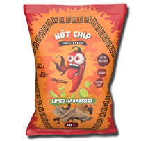 Hot Chip Chilli Strips Limed Habaneros Vegan 80g