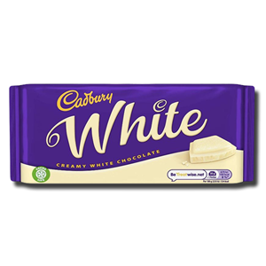 Cadbury Creamy White Chocolate Bar 90g Cadbury Creamy White Chocolate Bar 90g