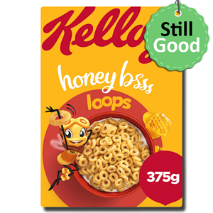 Kellogg's Honey Loops Cereal 375g [BB: 26/05/2022]