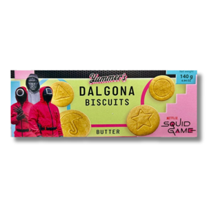 Yummer's Squid Game Dalgona Biscuits Butter 140g
