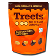 Treets Dark Chocolate & Espresso Covered Peanuts 140g