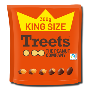 Treets Milk Chocolate Covered Peanuts 300g Treets Milk Chocolate Covered Peanuts 300g