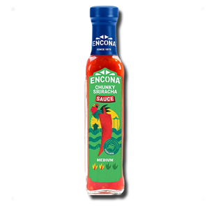 Encona Chunky Sriracha Sauce Medium Hot Sauce 142ml