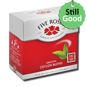 Five Roses Leaf 102 Teabags 250g [BB: 19/08/2022]