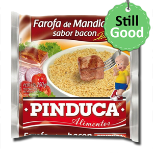 Pinduca Farofa Mandioca Bacon 250g [BB: 04/07/2022]