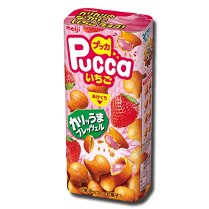 Meiji Pucca Strawberry Cockies 39g 
