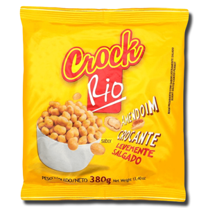 Crock Rio Amendoim Crocante Levemente Salgado 380g Crock Rio Amendoim Crocante Levemente Salgado 380g