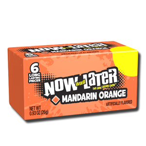 Now and Later Long Lasting Chews Mandarin Orange 26g