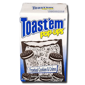 Toast'em Pop-Ups Cookies & Cream 288g Toast'em Pop-Ups Cookies & Cream 288g