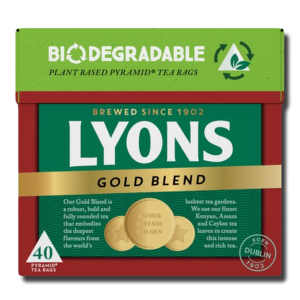 Lyons Black Tea Gold Blend 40's 116g Lyons Black Tea Gold Blend 40's 116g