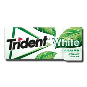 Trident White Spearmint Sugar Free 10's