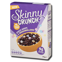 Skinny Crunch Choco Hoops & Marshmallows Cereal 375g