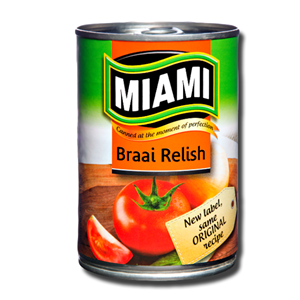 Miami Braai Relish Tomato & Onion 450g