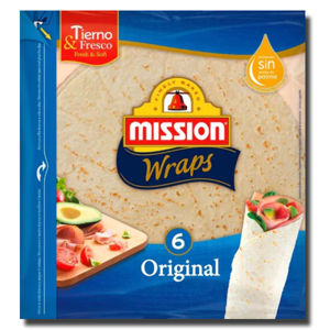 Mission Original 6 Wraps 24cm 370g Mission Original 6 Wraps 24cm 370g