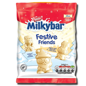 Nestlé Milkybar Festive Friends Bag 57g Nestlé Milkybar Festive Friends Bag 57g