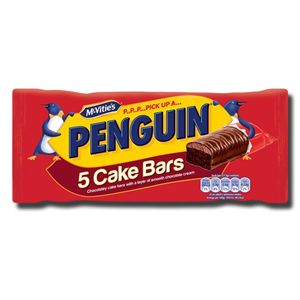 McVitie's Penguin Chocolate Cake Bars 5 Pack 107.5g