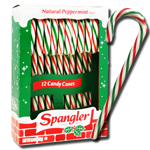 Spangler Candy Cane Red, White & Green 15cm 12 Units