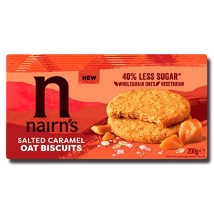 Nairn's Salted Caramel Oat Biscuits 200g Nairn's Salted Caramel Oat Biscuits 200g