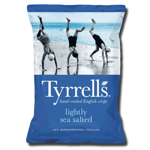 Tyrell's English Crisps Lightly Sea Salted 40g Tyrell's English Crisps Lightly Sea Salted 40g