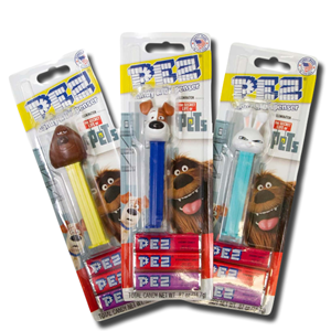 Pez Candy & Dispenser The Scret Life Of Pets 24.7g