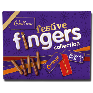 Cadbury Festive Fingers Collection 342g Cadbury Festive Fingers Collection 342g