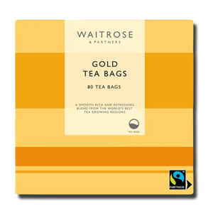 Waitrose Gold Black Tea 90's Tea Bags 250g