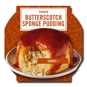 Iceland Syrup Butterscotch Sponge Pudding 100g	