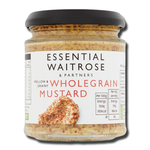 Waitrose English Wholegrain Mustard 185g Waitrose English Wholegrain Mustard 185g