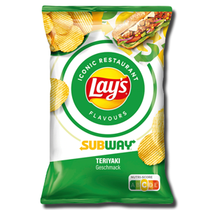 Lay's Potato Chips Subway Teriyaki Flavour 150g